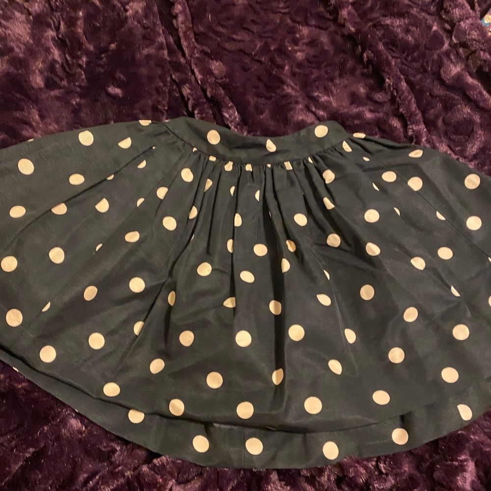 Kate Spade Black Polka Dot Skirt